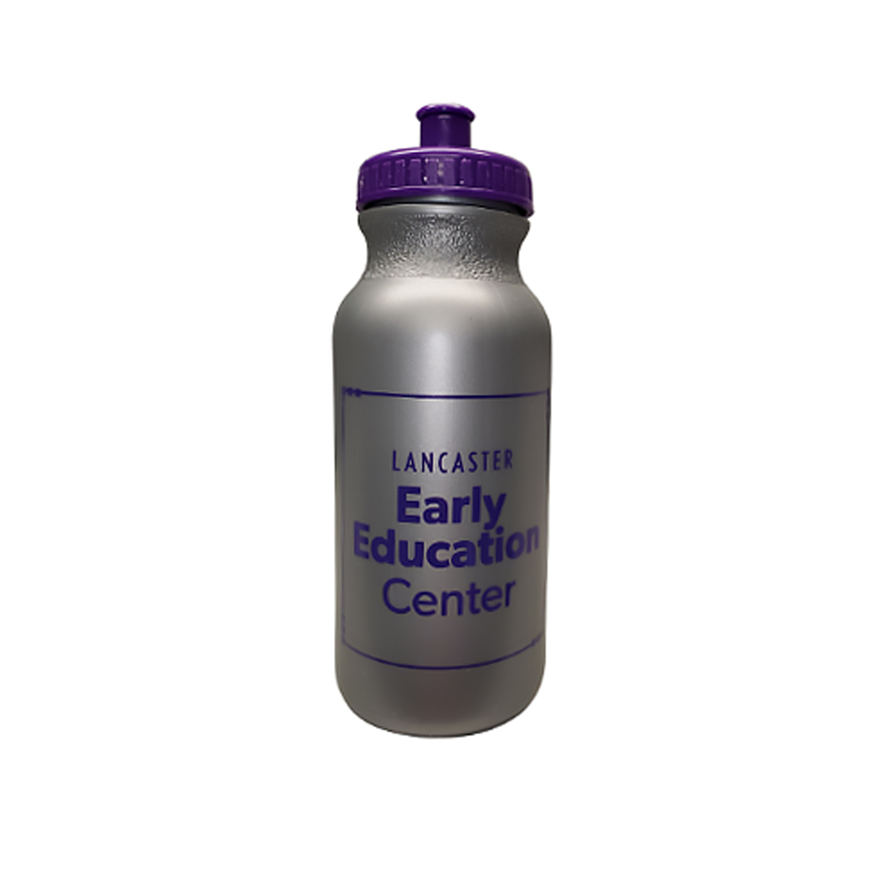Sports Top Water Bottle - Gray - Lancaster Early Education Center