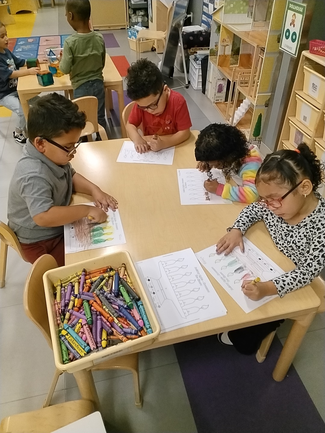 Preschool Kwanzaa Lights Picture